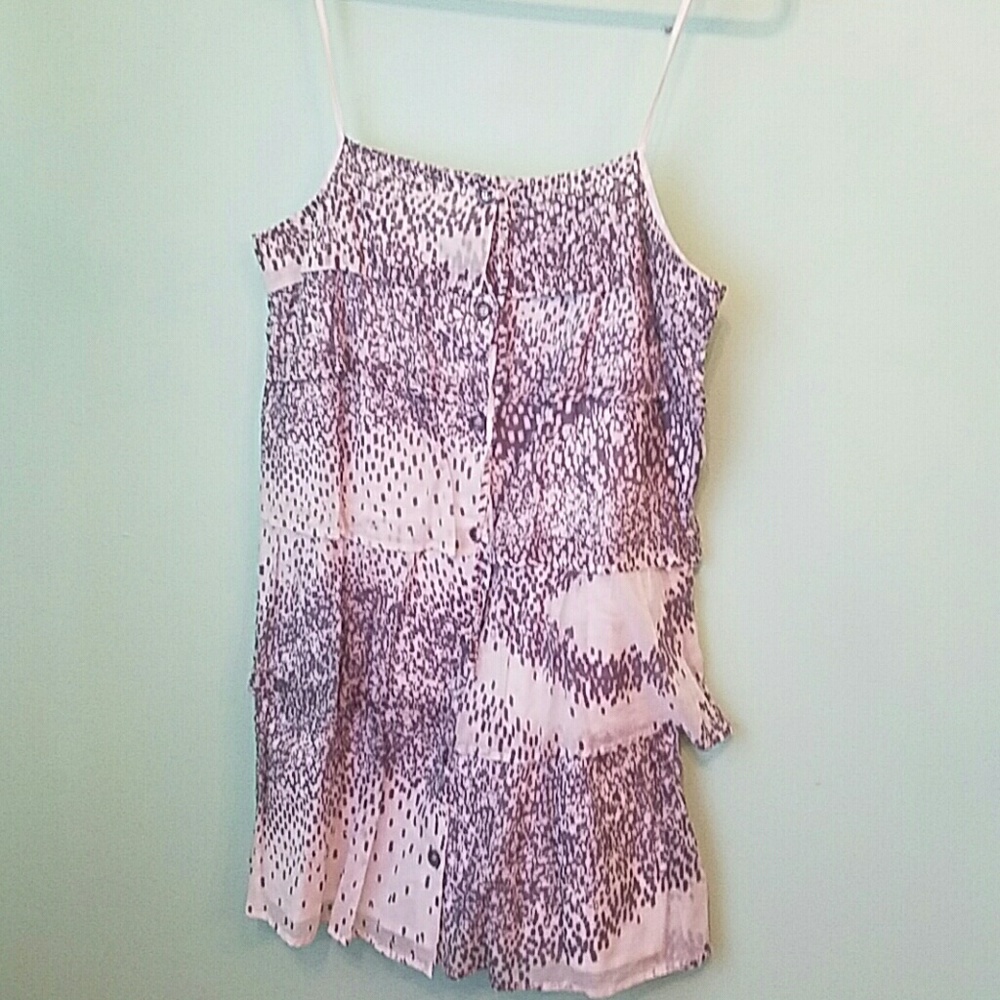 Benetton dress with botton down one sz